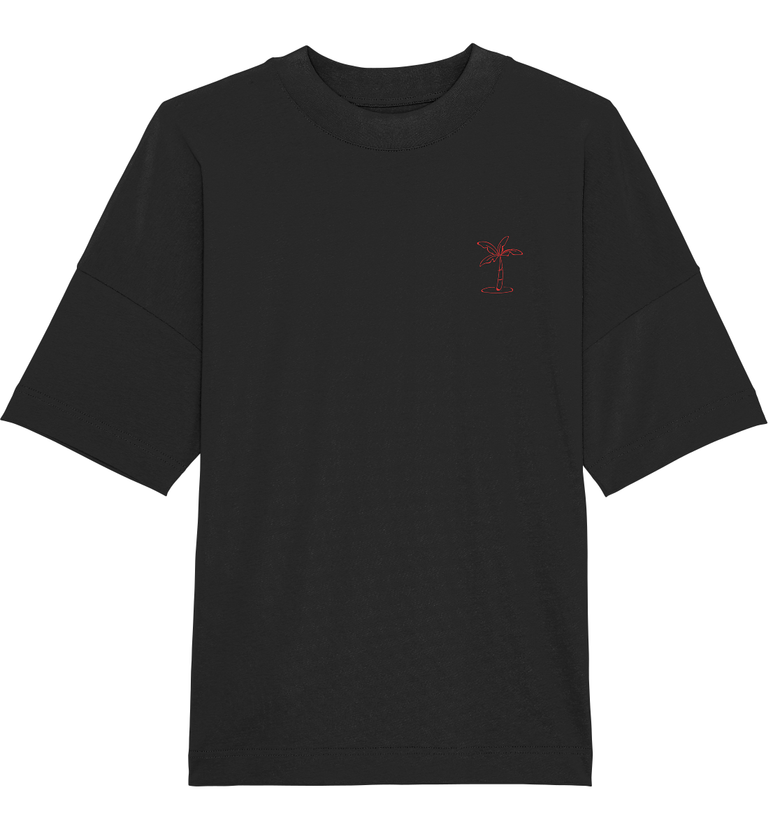 Best of Trash-TV Sprüche (Rot) - Organic Oversize Shirt UNISEX