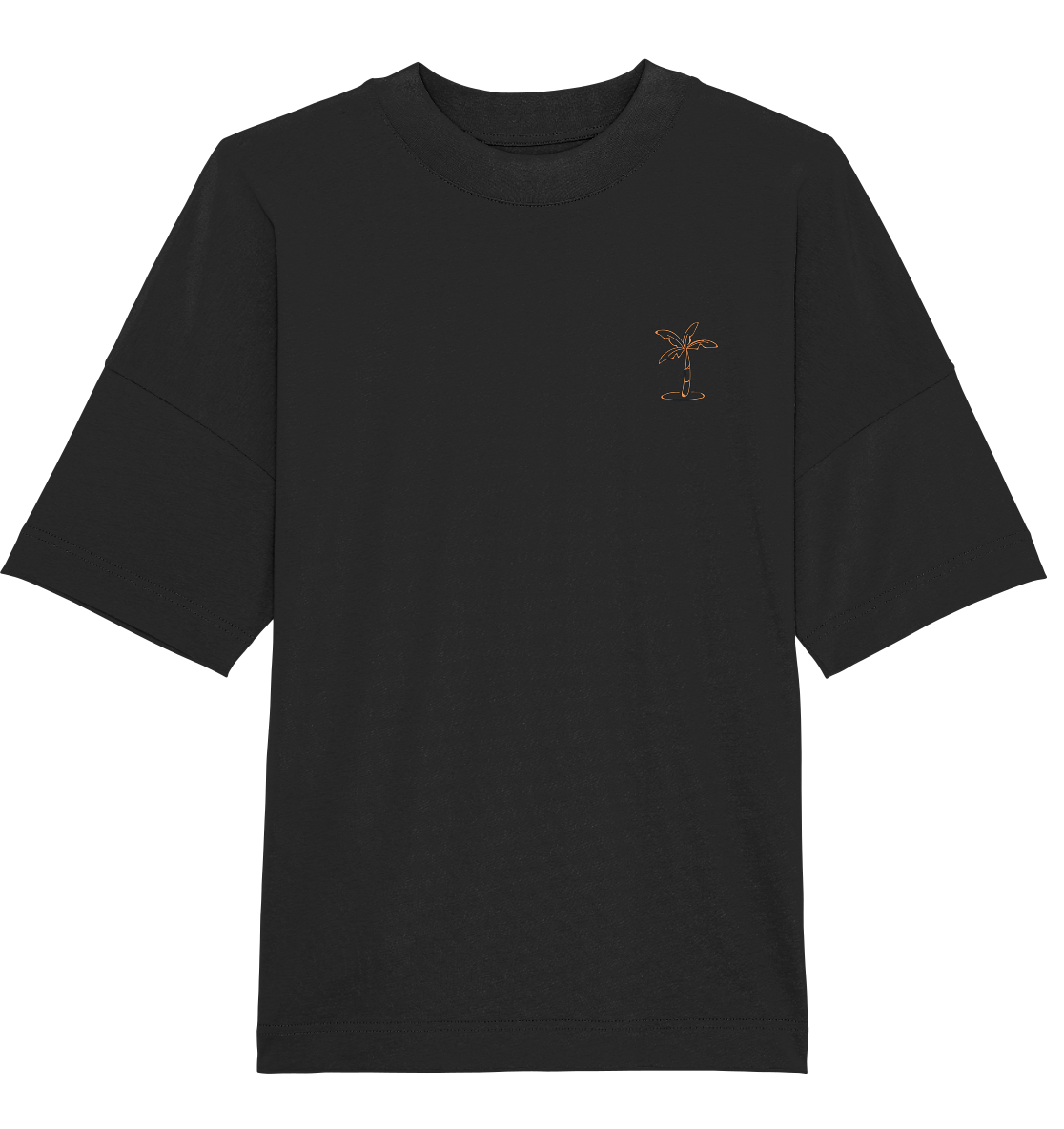 Best of Trash-TV Sprüche (Orange) - Organic Oversize Shirt UNISEX