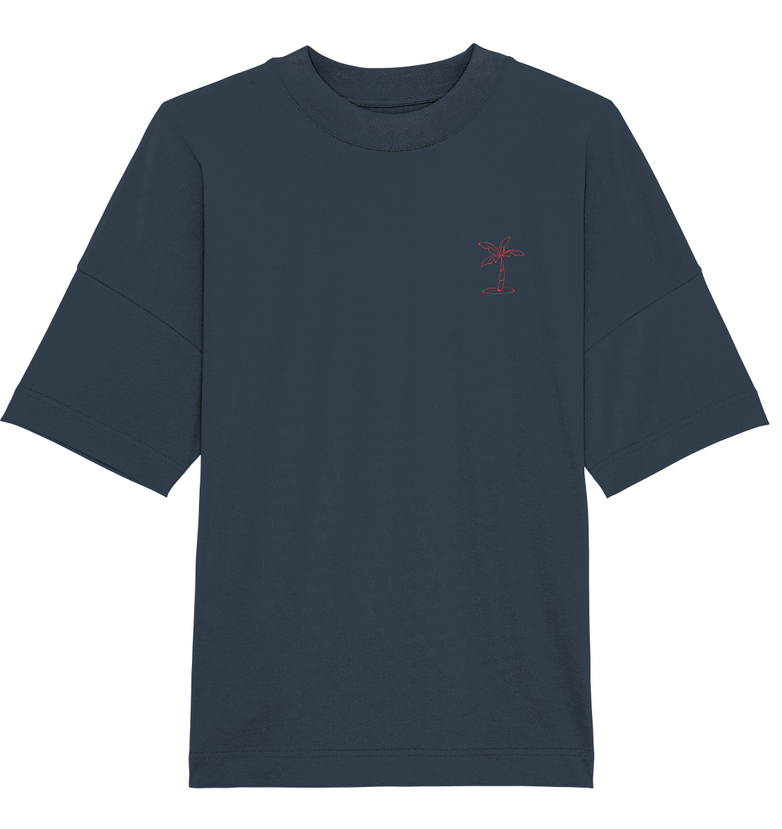 Best of Trash-TV Sprüche (Rot) - Organic Oversize Shirt UNISEX