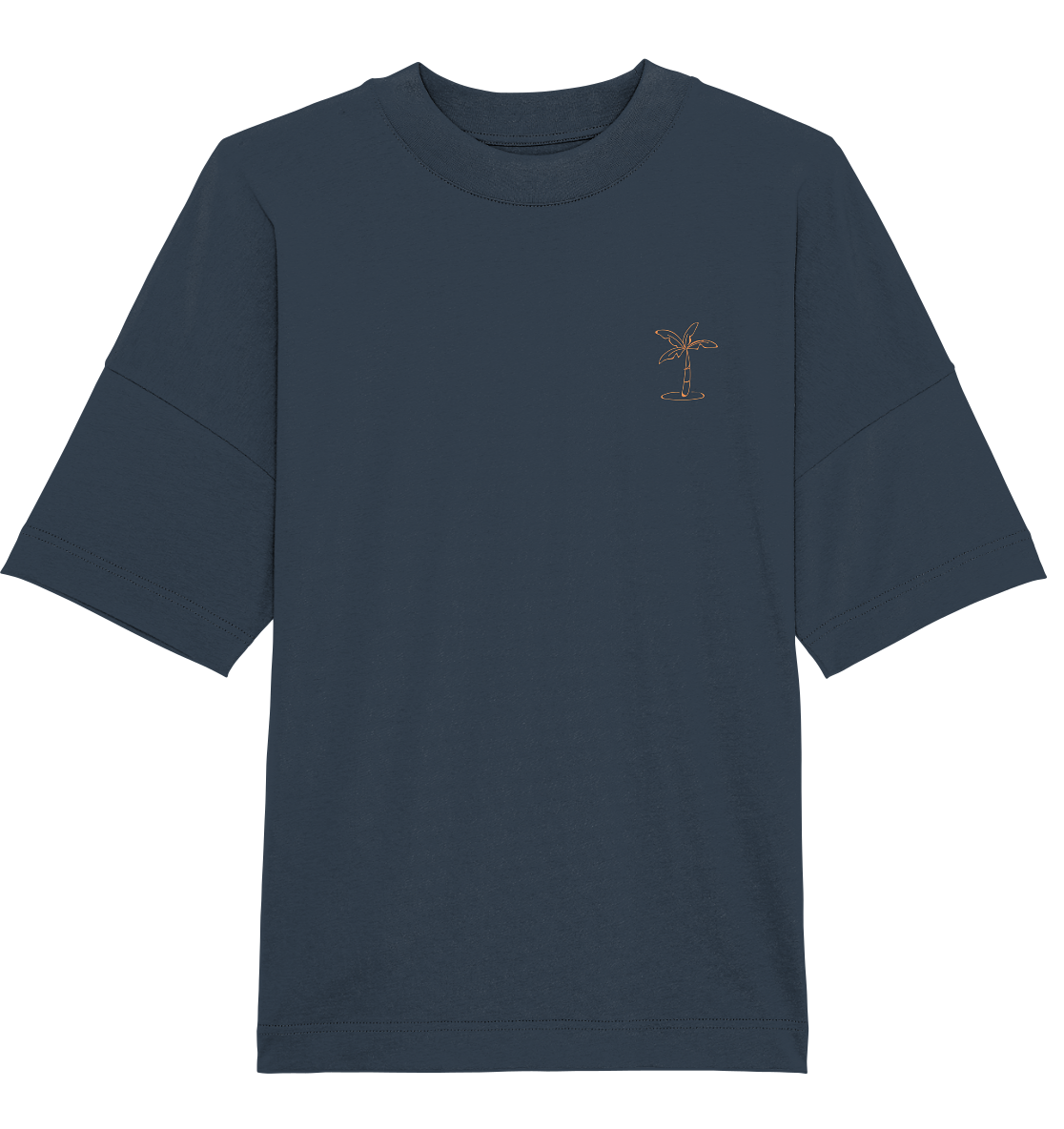 Best of Trash-TV Sprüche (Orange) - Organic Oversize Shirt UNISEX
