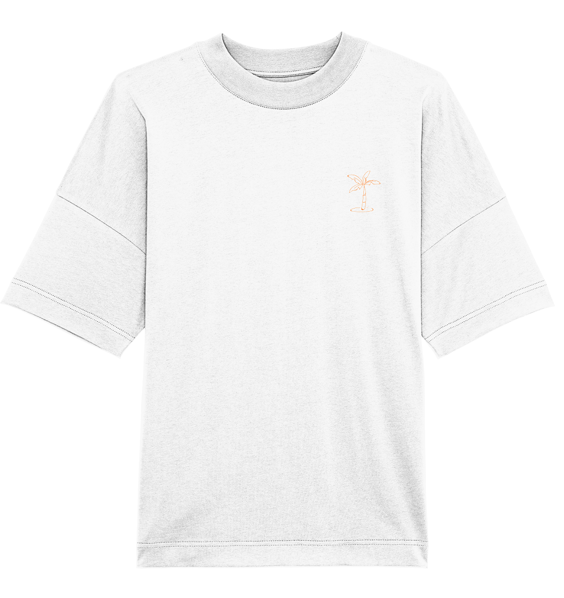 Best of Trash-TV Sprüche (Orange) - Organic Oversize Shirt UNISEX
