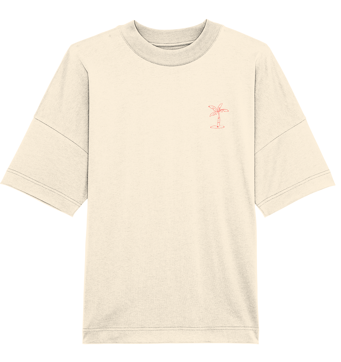 Best of Trash-TV Sprüche (Rot) - Organic Oversize Shirt UNISEX