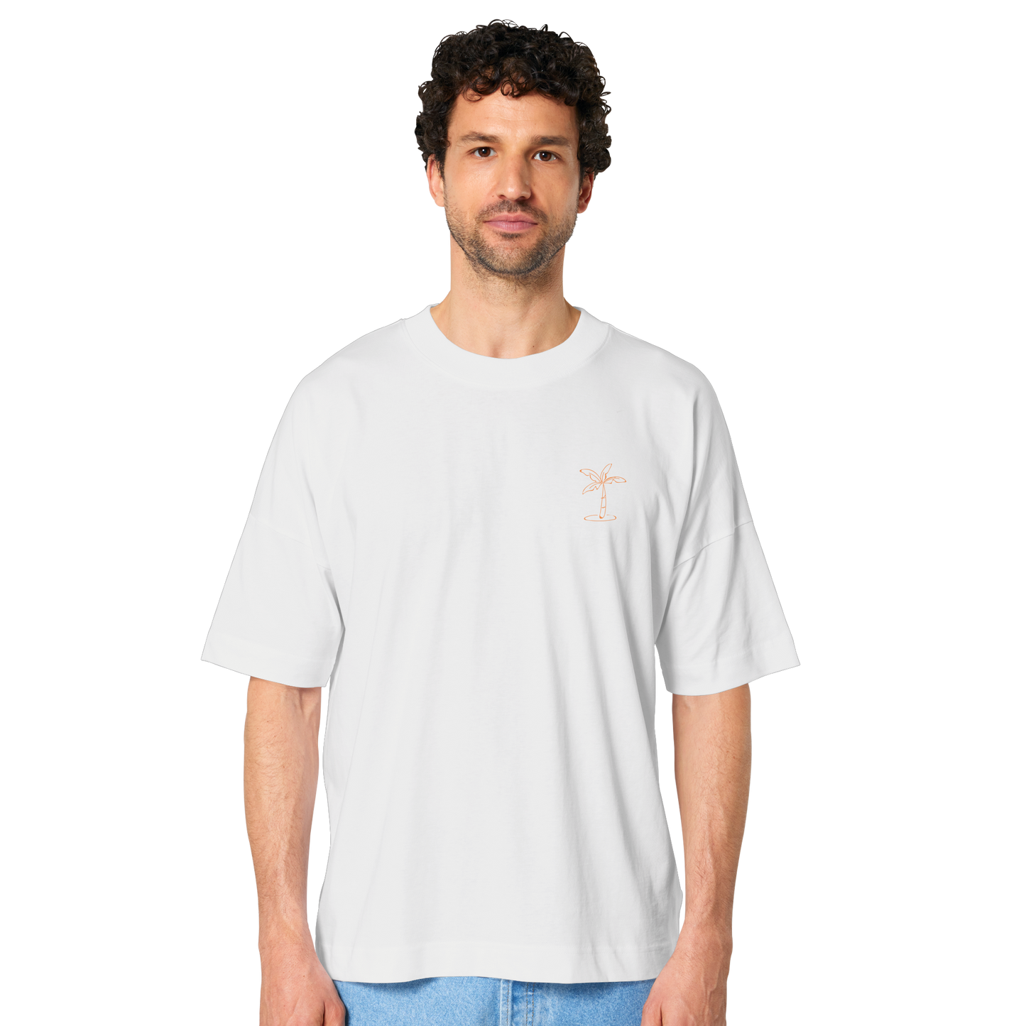 Best of Trash-TV Sprüche (Orange) - Organic Oversize Shirt UNISEX