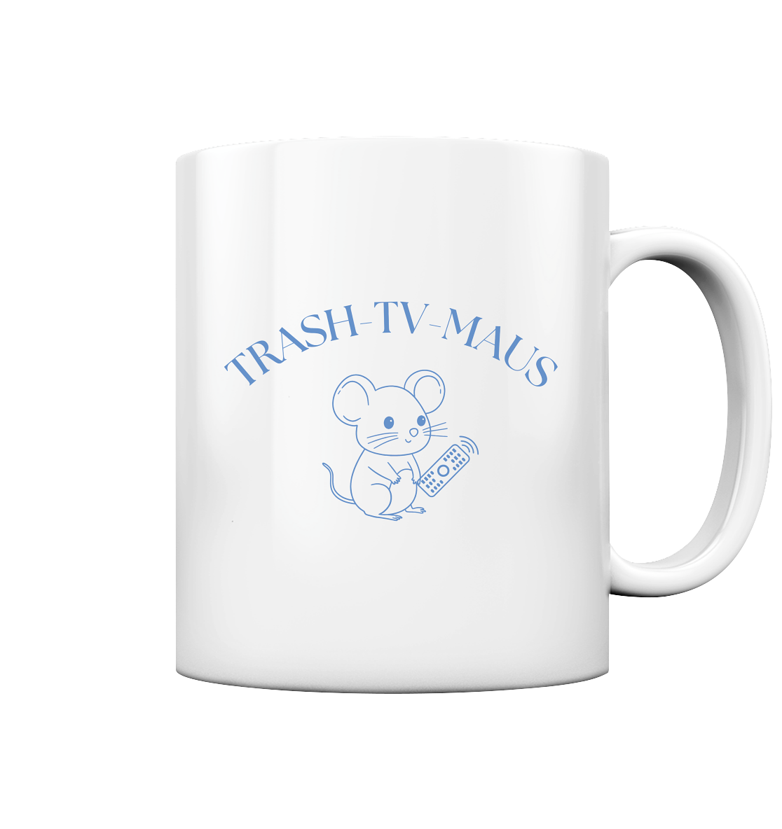 Trash-Tv-Maus Tasse - Tasse glossy